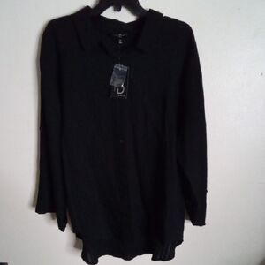 Fred David Classic Black Blouse